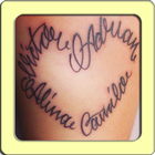 Name Tattoo Designs icône