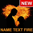 Name Text Fire-icoon