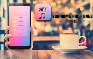 Name ringtones 2018 تصوير الشاشة 1