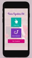 write My Name Art Plakat