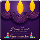 Name On Diwali Greeting Cards I Diwali Wishes biểu tượng