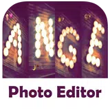 Write your name with a candles