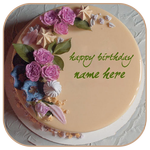 Write On Birthday Cake - Name icon