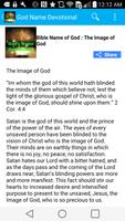 God's  Name Devotional - Daily gönderen