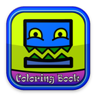 Icona Geometry Coloring Book Dash : Dash Icons Coloring