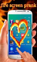 Fire Screen Simulated poster