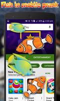 Fish in mobile touch Prank 포스터