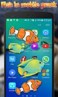 Fish in mobile touch Prank ảnh chụp màn hình 1