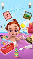 Sweet Newborn Baby Girl: Daycare & Babysitting Fun Poster