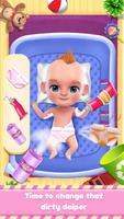 Sweet Newborn Baby Girl: Daycare & Babysitting Fun captura de pantalla 2