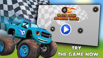 Blaze Dash Monster Truck poster