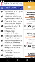 Nanocurso Ley de Transparencia Valenciana تصوير الشاشة 2