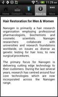 Nanogen hair restoration 截图 1