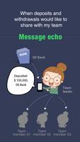 Message echo Free poster