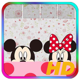 Mickey and Minie Mouse Wallpaper Zeichen