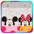 Mickey and Minie Mouse Wallpaper biểu tượng