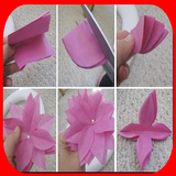DIY paper flowers أيقونة