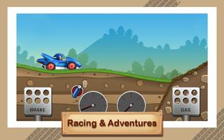 Hill Racing Sonic screenshot 1