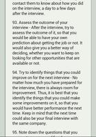 101 Interview Tips captura de pantalla 1