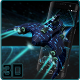 3D Space Ship Aircraft theme icon