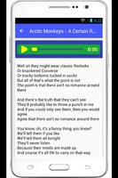 Arctic Monkeys Lyrics 505 capture d'écran 1