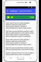 Badfinger Lyrics Baby Blue capture d'écran 1