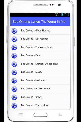Bad Omens Lyrics The Fountain for Android - APK Download