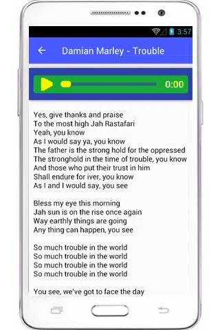 Damian Marley Lyrics Patience APK for Android Download