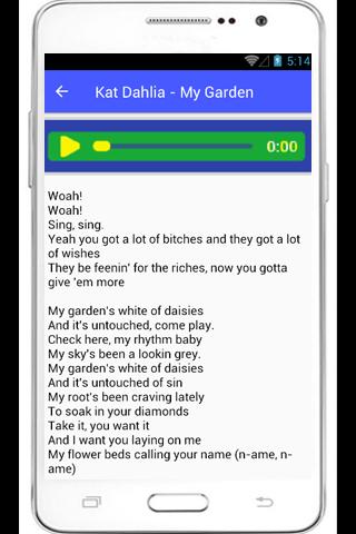 Kat Dahlia Gangsta Lyrics Fur Android Apk Herunterladen