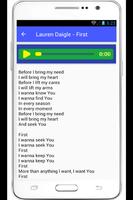 Lauren Daigle Loyal Lyrics Plakat