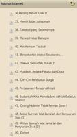 برنامه‌نما Nasihat Islam 1 عکس از صفحه