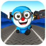 ikon 3D Blue Banana Cat Run