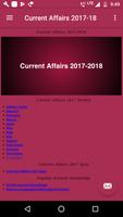 Current Affairs 2017 & 2018 스크린샷 2