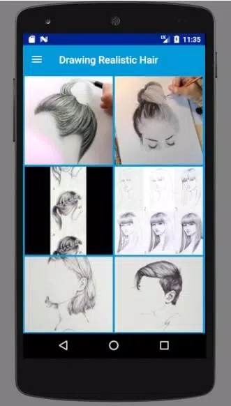 Download do APK de Como desenhar cabelos realistas para Android