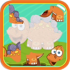 Animals picture for boy and girls biểu tượng