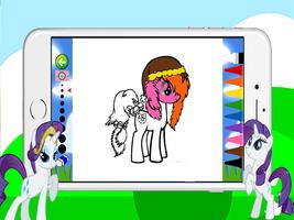 Pony Coloring Games capture d'écran 1
