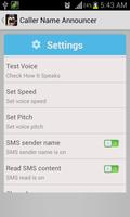 برنامه‌نما Caller Name Announcer عکس از صفحه