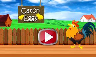 Eggs Catcher Classic Poster