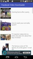Video Downloader for Facebook capture d'écran 2