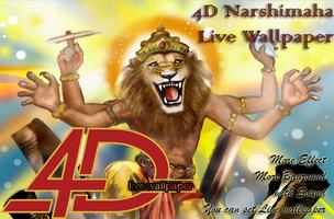 4D Narasimha Live Wallpaper Affiche