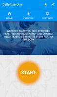 10 Daily Exercises (Gym Workouts & Fitness) Plakat