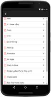 Songtext: Beyonce Songs Screenshot 2