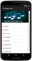 U2 Songs Lyrics screenshot 1