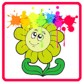 Flowers Painting Coloring game icon