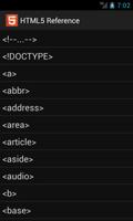 HTML5 Reference capture d'écran 1