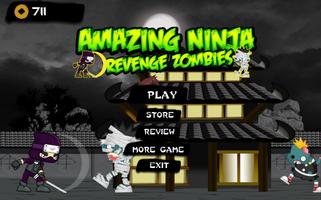 Ninja Revenge Zombies-poster