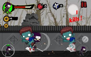 Ninja Revenge Zombies capture d'écran 2