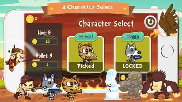 Jungle Adventure Cat Hunter скриншот 2