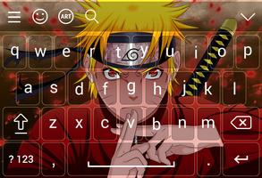 برنامه‌نما Keyboard for Naruto عکس از صفحه