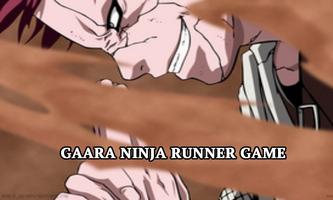 Gaara Ninja Runner Game постер